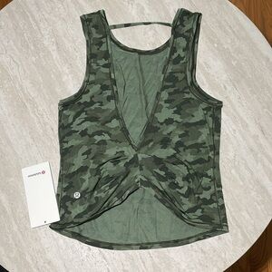 NWT Lululemon Deep Stretch Camo Tank Top *6